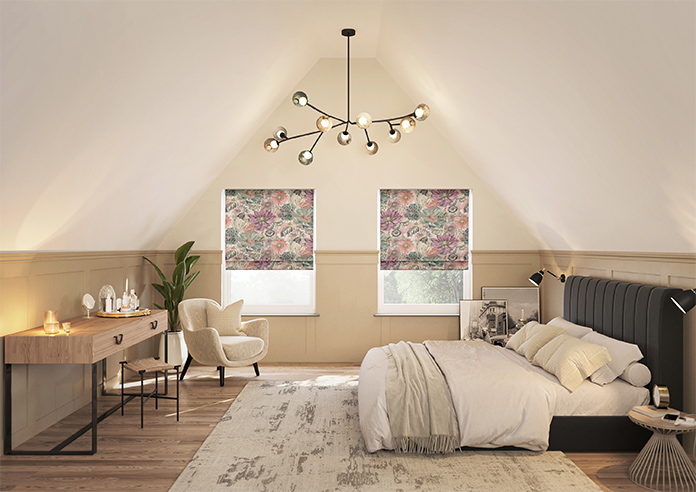 Spring Garden, Khaki - Roman Blind - Image 8
